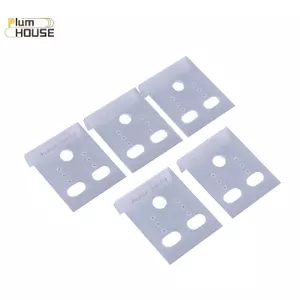 PlumHOUSE 100X Clear Chuyên Nghiệp Loại Bông Tai Nhựa Bông Tai Giá Đỡ Hiển Thị Thẻ Treo, VN