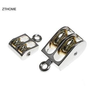 ZTHOME 36 / 52 / 75mm Kim loại sheave hợp kim kẽm ròng rọc mini ròng rọc đơn / đôi cho diy HOT