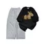 Sét bộ quần áo da cá in Ngựa xám + áo phông oversized hình CON LỪA, lý tưởng -quanaaounisex94
