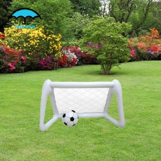 Bộ Mục Tiêu Bóng Đá Mini Di Động PVC, Bơm Hơi Gấp Gọn, Phù Hợp Cho Sân Sau Gia Đình