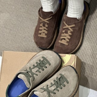 Nam Nữ Cùng Phong Cách Size Lớn Birkenstock Giày Đế Dày Mũi-Baotou Nửa Trượt Giày Lười