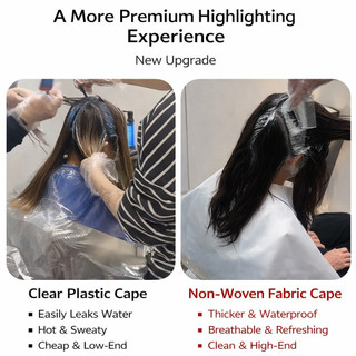 Khăn choàng nhuộm tóc dùng một lần dày - Khăn cắt tóc Salon chống thấm nước cho Perm