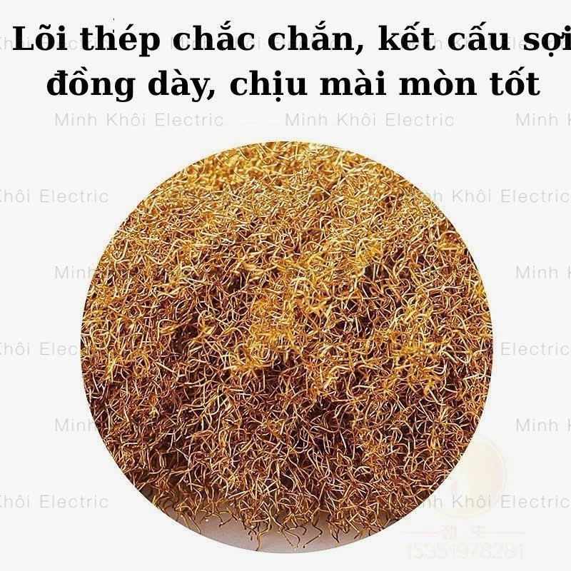 Bàn chải sắt đánh rỉ – Chổi cước đồng lắp máy mài,chổi sắt đồng,bàn chải đồng,chổi đồng đánh rỉ,bàn chải đồng vệ sinh