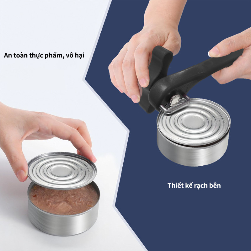 Dụng Cụ Đa Năng Inox Cao Cấp Để Mở Nắp Lon & Chai, Tiện Lợi Cho Bếp, Nhà Hàng Và Gia Đình