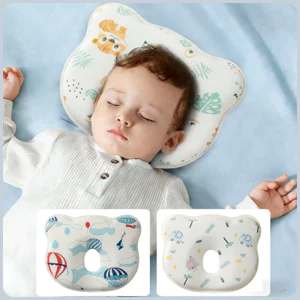 Gối định hình đầu cho bé, Khí Ngăn Ngừa Đầu Phẳng Cho Bé Đệm, Mulitfunctional Phục hồi chậm có thể giặt được
