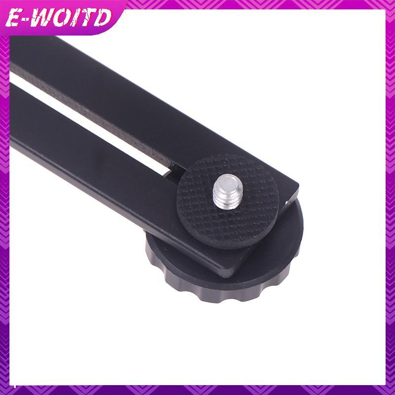 E-WOITD Dual Camera Mount Tripod Braet Camera Flash Braets Thanh mở rộng với vít 1 / 4 "cho máy ảnh Đèn LED đứng Micro E-WOITD