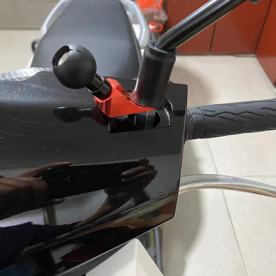 CHO Yamaha NMAX 155 XMAX 300 Giá Đỡ Điện Thoại Xe Máy Gương Gắn Bóng Đầu Đế Đa Năng