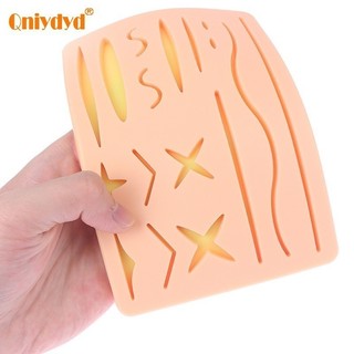 Silicone Skin Pad Suture Training Kit Phẫu thuật Vết thương cho bác sĩ phẫu thuật Thực hành Huấn luyện Chấn thương Suture Thực hành Sử dụng da