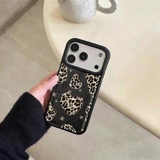 Leopard Rhapsody cho trường hợp iPhone 16promax iPhone 15 mới 14 dễ thương 1312 lỗ lớn