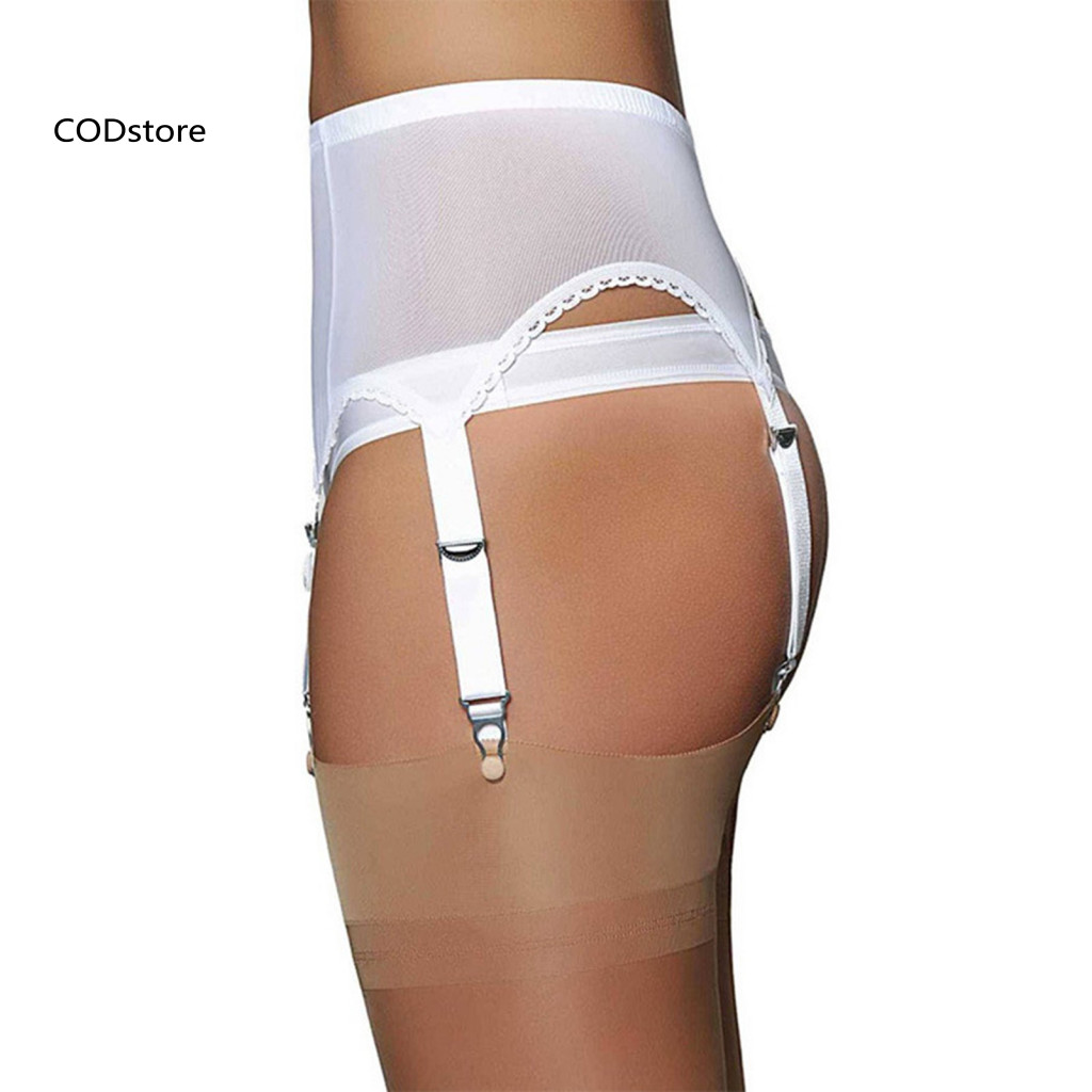 KDC Vòng tay thắt lưng và Garter Leg Harness có thể điều chỉnh với 6 kẹp - Phụ kiện dành cho người lớn