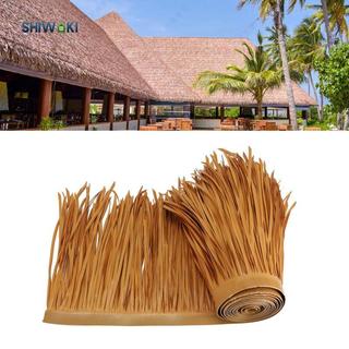 Mái lợp mái nhân tạo Cây cọ tán mô phỏng 39 "X 20" Thiết bị trang trí mái nhà vỏ cỏ đơn giản cho sân vườn