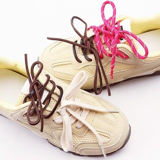 1 Cặp Unisex Vòng Dây Da Thể Thao, Dây Giày Phẳng Bền, Phù Hợp Giày