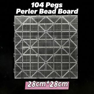 WEAVELYF Cầu Chì Hạt Pegboards, 52 * 52 Chân / 104x104 Chân Vuông Perler Hama Hạt, Thủ Công Handmade Trang Trí Chịu Nhiệt DIY Làm Xếp Hình Bảng Đậu 2.6mm Đồ Chơi Trẻ Em