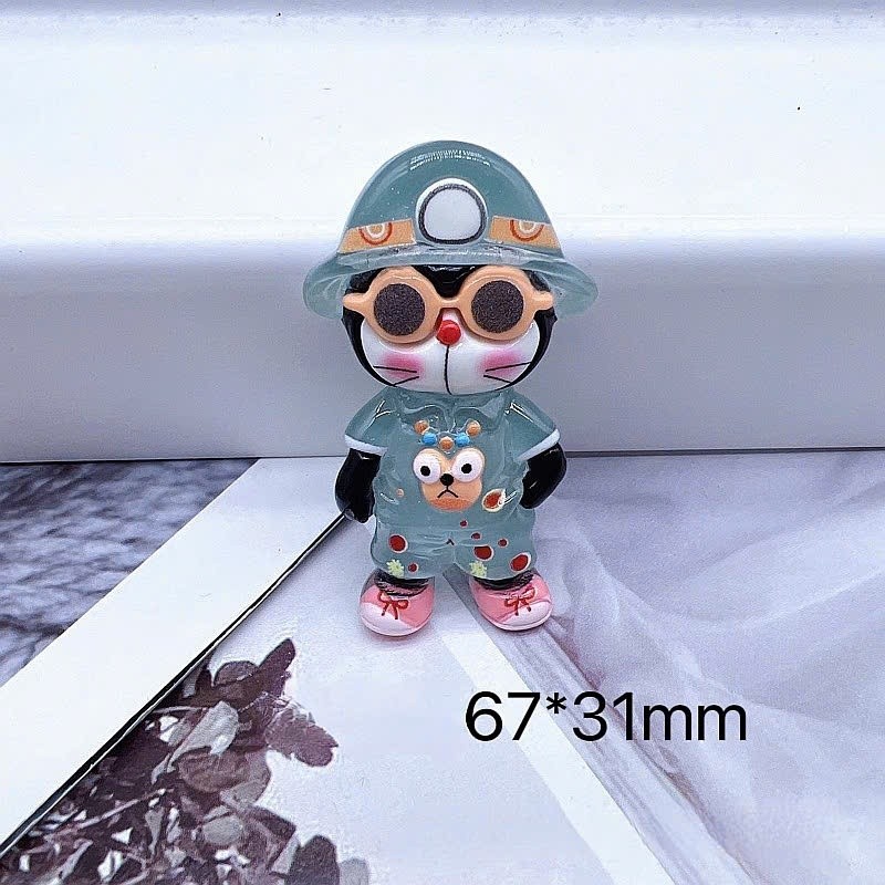 Charm Phát sáng: Set charm Doraemon: Doraemon dân chơi- Hàng size to- phát sáng