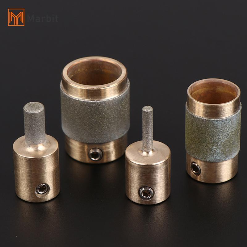 Đầu mũi mài thủy tinh tiêu chuẩn với lõi đồng thau dành cho đá thủy tinh - Model MCB01, MCB34, MCB18, MGB14