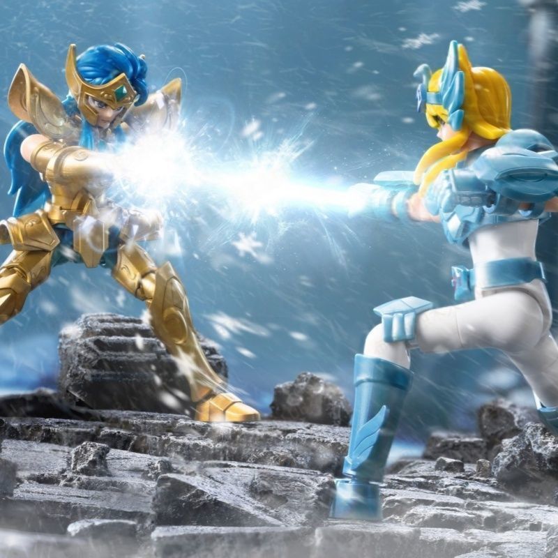 Pluco Building Block Man Saint Seiya Group Star Edition No. Quà tặng sinh nhật Pluco di sản vàng 2