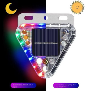 Biển tam giác nguy hiểm LED năng lượng mặt trời, Cảnh Báo / Đèn Nguy Hiểm, Năng Lượng Mặt Trời, Đèn LED, Buổi Tối / Đêm