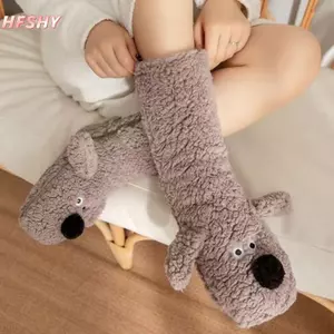 HFSHY Búp Bê Ngủ Tuyết Hoạt Hình Cho Mùa Đông, Ấm Chân Sang Trọ