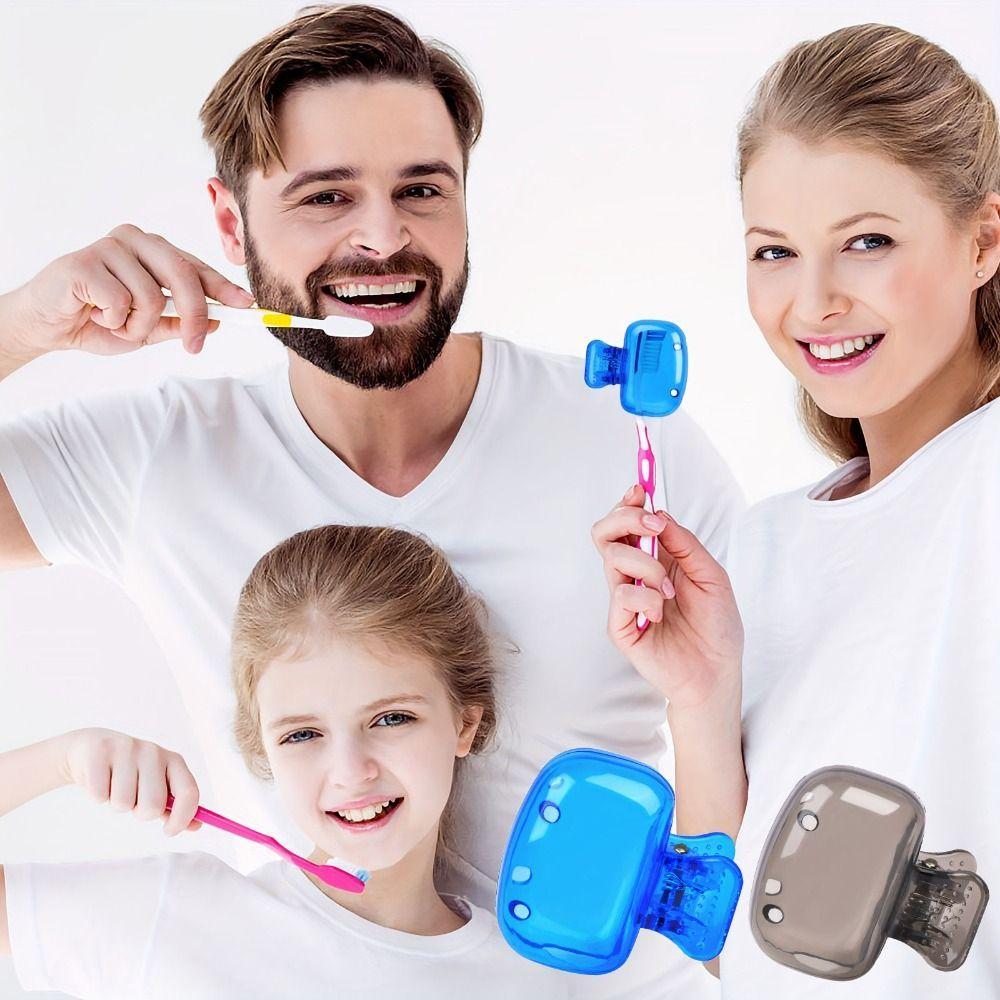 Nắp bảo vệ bàn chải đánh răng CAST, Đầu bàn chải đánh răng trong suốt Kẹp lưu trữ bàn chải đánh răng du lịch Kẹp lưu trữ, Vỏ bàn chải đánh răng di động Hộp bàn chải đánh răng bằng nhựa