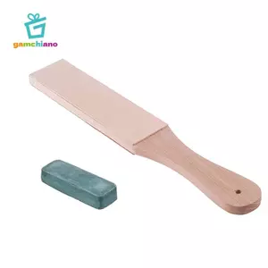 Bộ dụng cụ mài dao bằng da PU có dao đánh bóng Strop để khắc gỗ