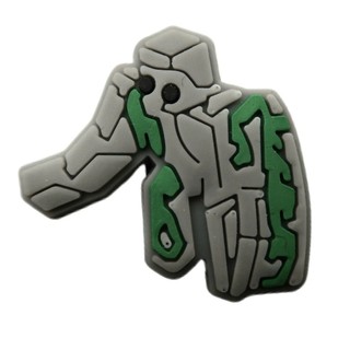 Set 12 Sticker/ Charm dẻo gắn dép Minecraft vui nhộn