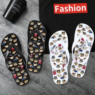 Mùa Hè Bán Chạy Flip-Flops Nam Nữ Crayon Shin-Chan Nhà Hàng Ngày Chống Trơn Trượt Flip-Flops Thời Trang Cặp Đôi Sinh Viên