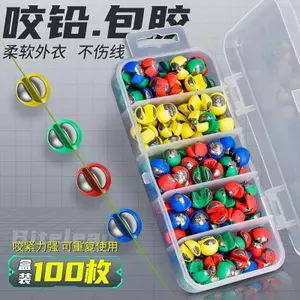 Ru cao su phủ cắn dành cho kẹp và micro chì câu cá, chìm sâu không gây hại tới môi trường sống cá.