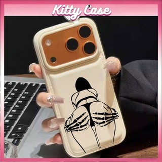 Ốp lưng cấu trúc nệm khí Cho iPhone 11/12/13/XR/14/15/16/17/7/XR Pro Max Plus Ốp lưng bao quanh thời trang Mèo