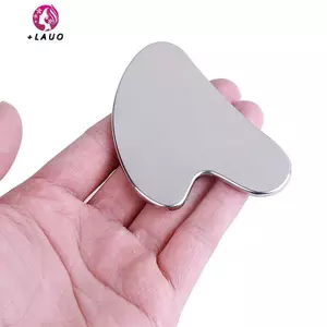 Springevenstar 1PC Thép không gỉ Gua Sha Scraper Máy mát xa cho mặt Ne Body Guasha Massage Dụng cụ chăm sóc da mặt Guasha Board Máy mát xa mặt Springevenstar
