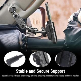 VBESTLIFE ZIZEV Giá đỡ điện thoại trụ cột Giá đỡ ô tô xoay 360 độ cho tất cả điện thoại thông minh có bình kim loại cường độ cao 300 500 Pajero Prado (A Mount)