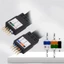 Sẽ Linh Hoạt Chiều Dài Tùy Chọn Cho Bo Mạch Chủ Mặt Trước Đầu Cáp Nối Dài PVC