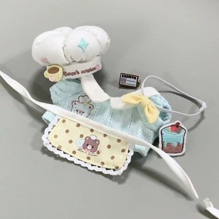 10cm Dễ Thương Series Quần Áo Cho Bé Sao Biển Cơ Thể Bình Thường Bộ Nhà Bếp Cotton Búp Bê Búp Bê Đầu Bếp Thần Trang Phục Bộ 3.2