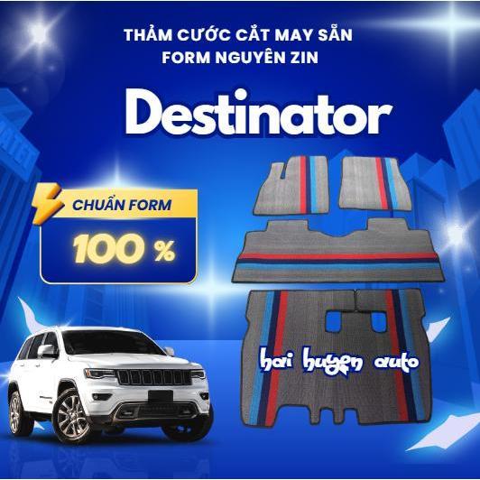 {Destinator} Thảm lót sàn xe Destinator cắt may sẵn chuẩn theo form nguyên zin và bấm khuy ghế lái