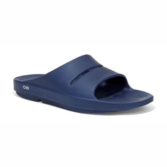 Dép phục hồi sức khoẻ chính hãng OOFOS - Dép Unisex Healthy - Navy