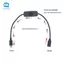 1 / 3 Dây cấp nguồn USB-C sang Type C 5V2A Cáp nối dài USB C ngắn có công tắc bật tắt cho quạt USB Dải đèn LED để bàn VN