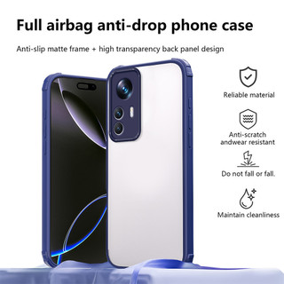 Áp dụng cho Xiaomi 12T PRO Redmi k50ultra K50 ULTRA xiaomi 12t 12tpro Đệm khí bốn góc trong suốt cao cấp bảo vệ vỏ mềm chống sốc