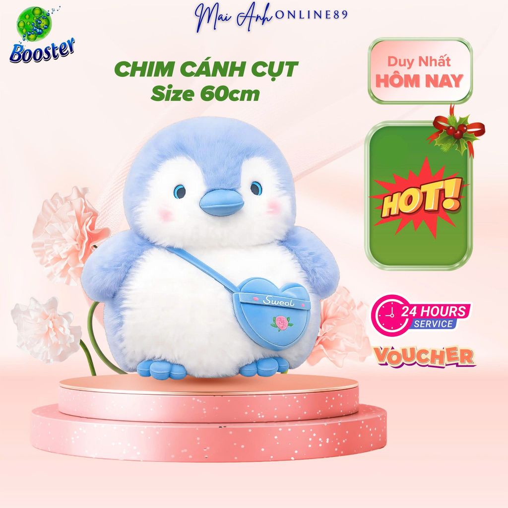 Gấu Chim Cánh Cụt khổng lồ – chim Cánh cụt Thú nhồi bông, Quà tặng, Gấu bông VIP
