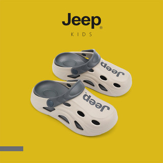 JEEP Giày Đi Biển Trẻ Em Bé Trai Bé Gái Dép Mùa Hè Trong Nhà Chống Trơn Trượt Ngoài Trời Đeo Lộn Thượng Nguồn