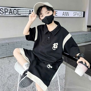 Bộ quần áo mùa hè dành cho bé trai 18-52kg mẫu R CÓ CỔ thiết kế đẹp, chất liệu thoáng mát. NL7