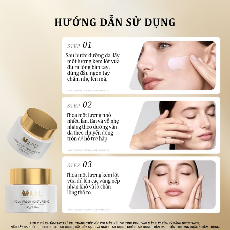 WithUpure Kem Dưỡng Nâng Tông 2in1 -  Khuyết Điểm , Làm Mờ Thâm,Da Mịn Màng , 50g