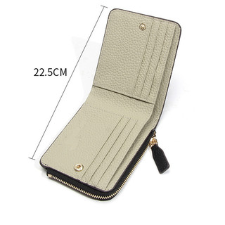 R RFID Khối Da Ngắn Ví Nữ Đa Năng Đựng Thẻ Lớp Đầu Tiên Da Bò Ví Đựng Tiền Xu Nam