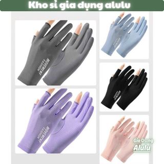 Găng Tay Chống Nắng Hở Ngón Chống Tia UV Vải Mát Lạnh Co Giãn Thoáng Khí Đi Xe Máy, Lái Xe | Kho sỉ gia dụng alulu