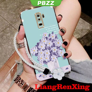 Ốp lưng samsung s9 plus samsung s9 ốp điện thoại hoạt hình hoa Vỏ mềm mạ điện silicon chống sốc Vỏ mịn thiết kế mới DDYHHS01