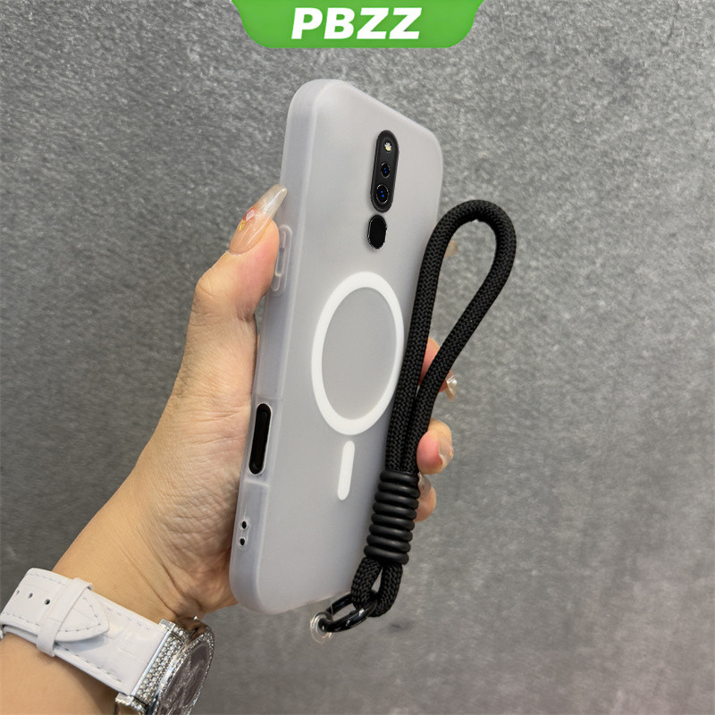 Ốp 2 Trong 1 Cho OPPO F11 A5 2020 A9 2020 F11 Vỏ Điện Thoại Chống Sốc Thiết Kế Mới Thẩm Mỹ Vỏ Thạch Màu Kép Có Dây Buộc Từ Tính Không Dây GDBSWX01