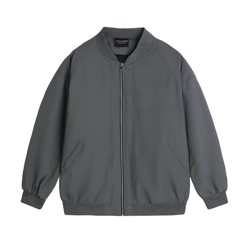 Áo khoác Bomber dù hai lớp trượt nước cản gió trong tia UV menwear jacket