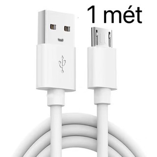 Cáp sạc Micro USB 1 mét, vỏ cáp dẻo bền, chống đứt gãy - Thích hợp dùng cho các thiết bị có cổng Micro- hỗ trợ bán sỉ