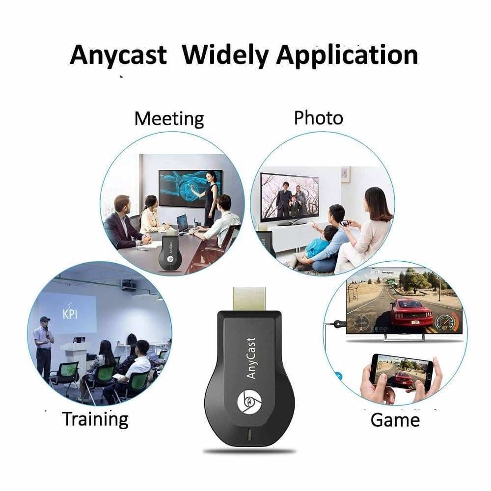 HDMI Anycast M9 plus truyền màn hình TV DLna Airplay Youbo Ezcast phiên bản mới 2026