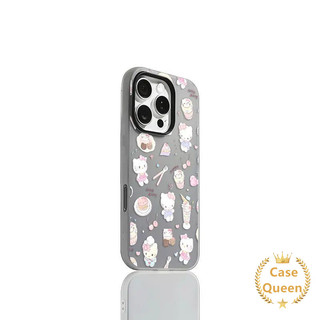 Ốp Lưng Cho Oppo A60 A6X A6 A5 Pro A79 A18 A38 A5X A5i A17 A57 A1K A15 A3s A16 A3X A54 A58 A7 A52 A74 A78 Reno 15 12 14 14F Sáng Tạo Mèo Kitty Ngọt Ngào Màu Kẹo 2 Trong 1 Bìa mềm