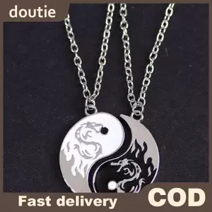Dây chuyền hình rồng âm dương thái cực điều chỉnh được, món quà lý tưởng cho ngày lễ tình nhân