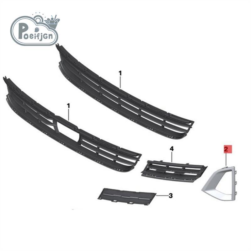 Ốp Lưng Trước Xe Hơi Lưới Tản Nhiệt Cho 5 Series G38 G30 G31 21-24 Air Duct Phanh Viền Trường Hợp Khung 51119463481 Trái cây